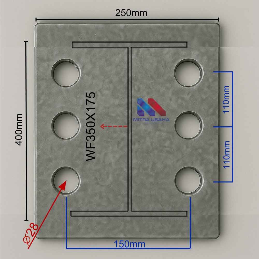 Base Plate WF350 400x250 WYRN